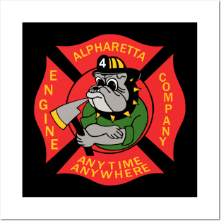 Alpharetta Fire Station 4 Posters and Art